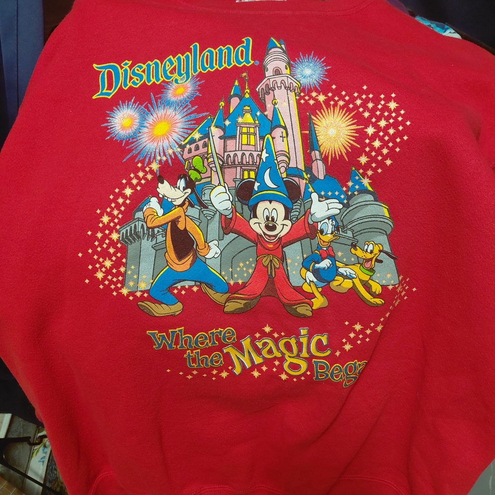 Disney Red Magical Adventure Kids Sweatshirt